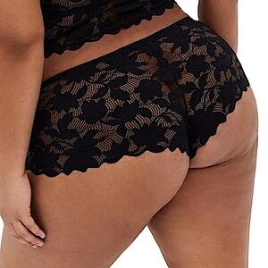 TORRID: NWT Black Lace Cheeky Panty - Size 5 / 5X